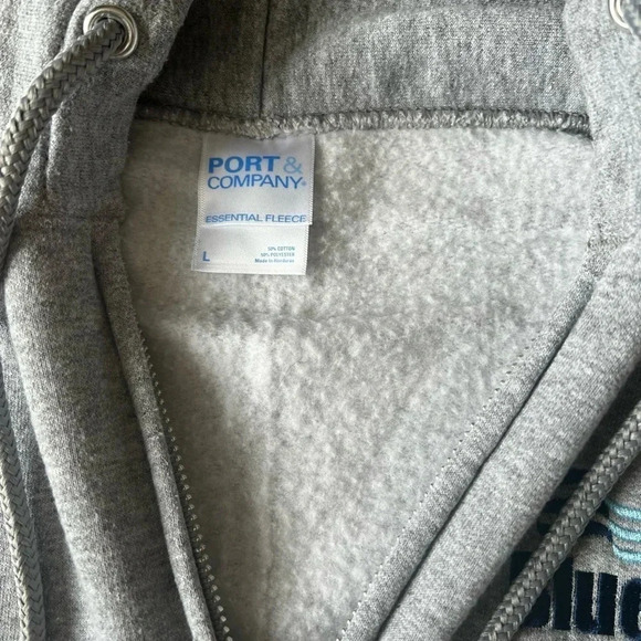 Port&Company grey hoodie - Picture 3 of 3